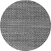 Round Machine Washable Abstract Gray Modern Rug, wshabs4747gry