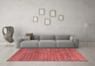 Modern Red Washable Rugs