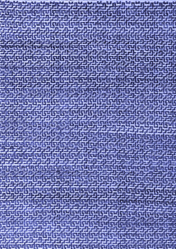 Abstract Blue Modern Rug, abs4747blu