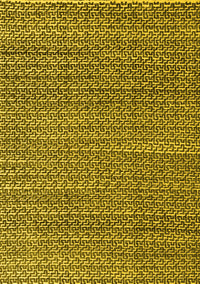 Abstract Yellow Modern Rug, abs4747yw