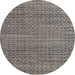 Round Machine Washable Abstract Tan Brown Rug, wshabs4747