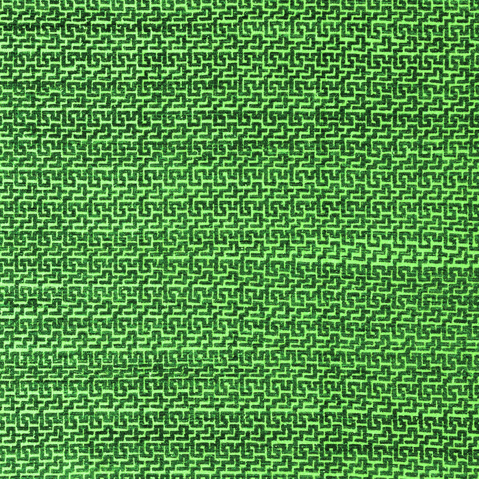 Machine Washable Abstract Green Modern Area Rugs, wshabs4747grn