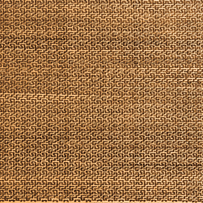 Square Abstract Orange Modern Rug, abs4747org