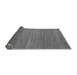 Sideview of Abstract Gray Modern Rug, abs4747gry