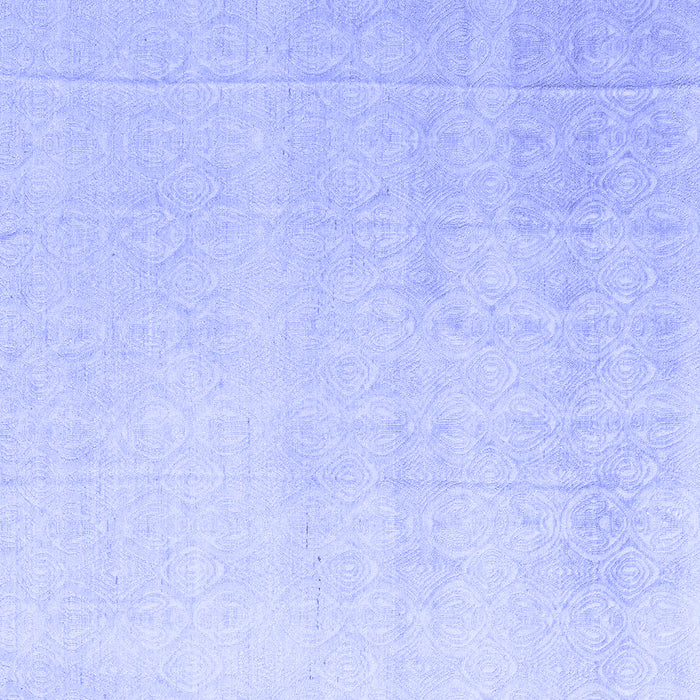 Square Abstract Blue Modern Rug, abs4748blu