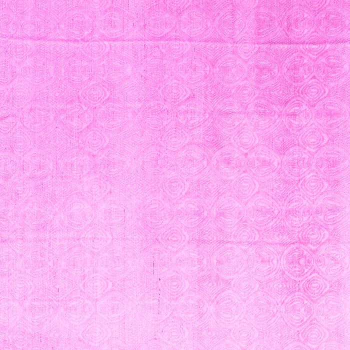 Square Machine Washable Abstract Pink Modern Rug, wshabs4748pnk