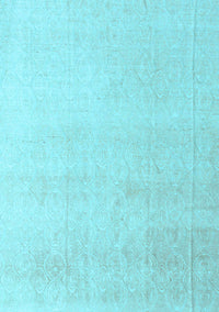 Abstract Light Blue Modern Rug, abs4748lblu