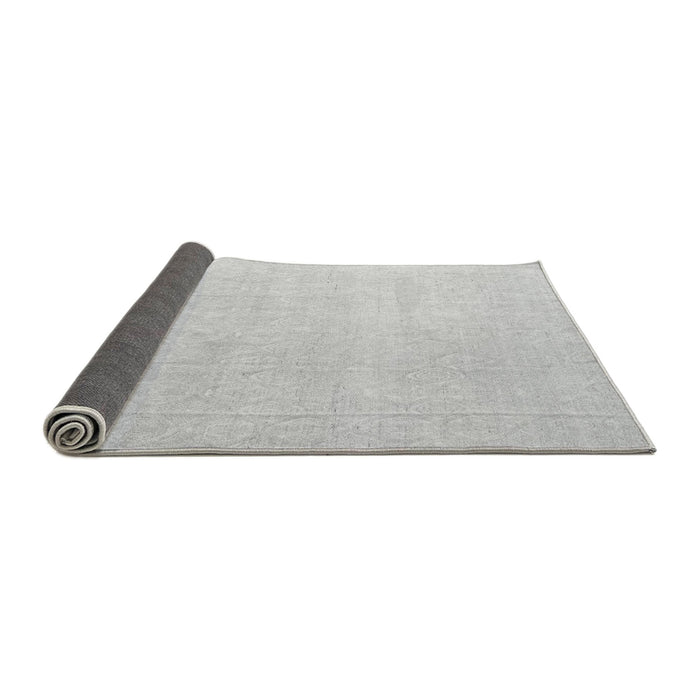 Sideview of Abstract Gray Modern Rug, abs4748gry