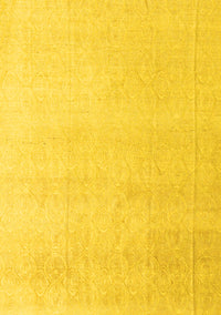 Abstract Yellow Modern Rug, abs4748yw