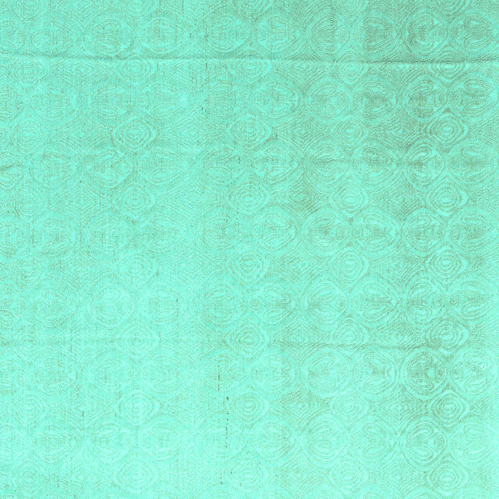 Square Abstract Turquoise Modern Rug, abs4748turq