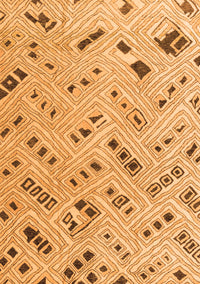 Abstract Orange Modern Rug, abs4749org