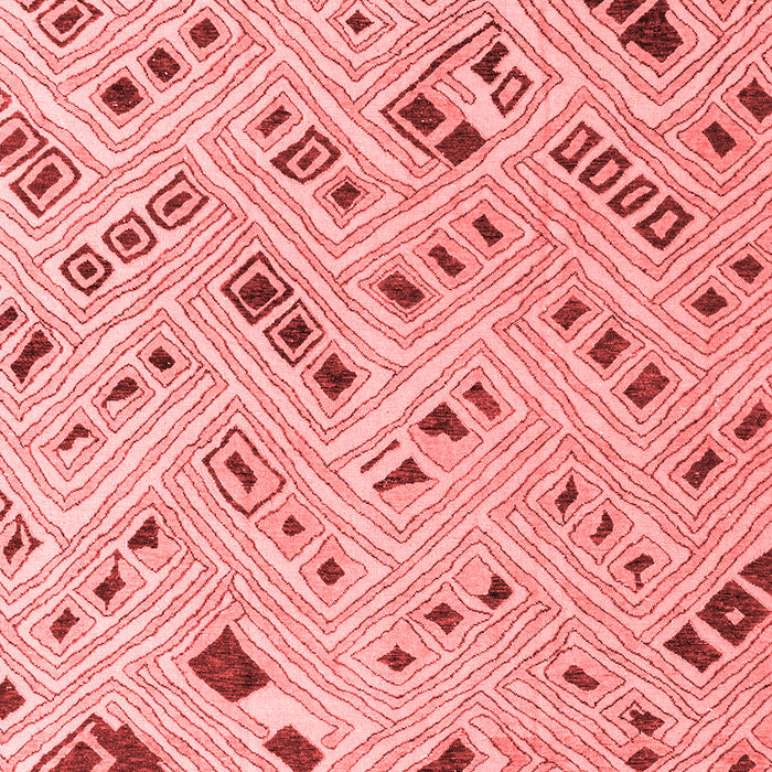 Machine Washable Abstract Red Modern Rug, wshabs4749red