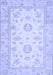 Machine Washable Oriental Blue Traditional Rug, wshabs474blu