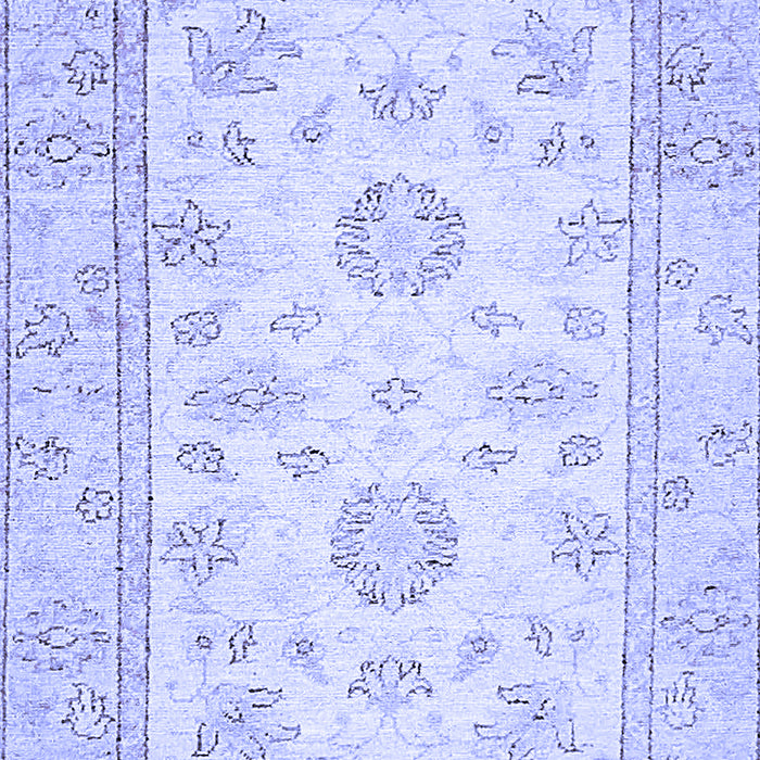 Machine Washable Oriental Blue Traditional Rug, wshabs474blu