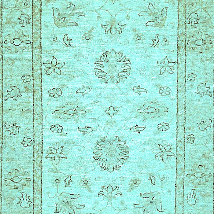 Oriental Light Blue Traditional Rug, abs474lblu