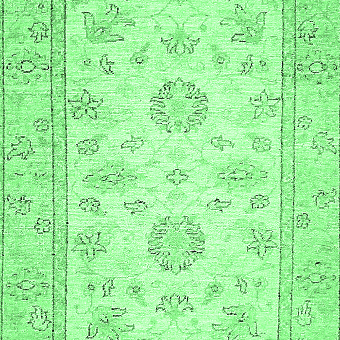 Oriental Emerald Green Traditional Rug, abs474emgrn