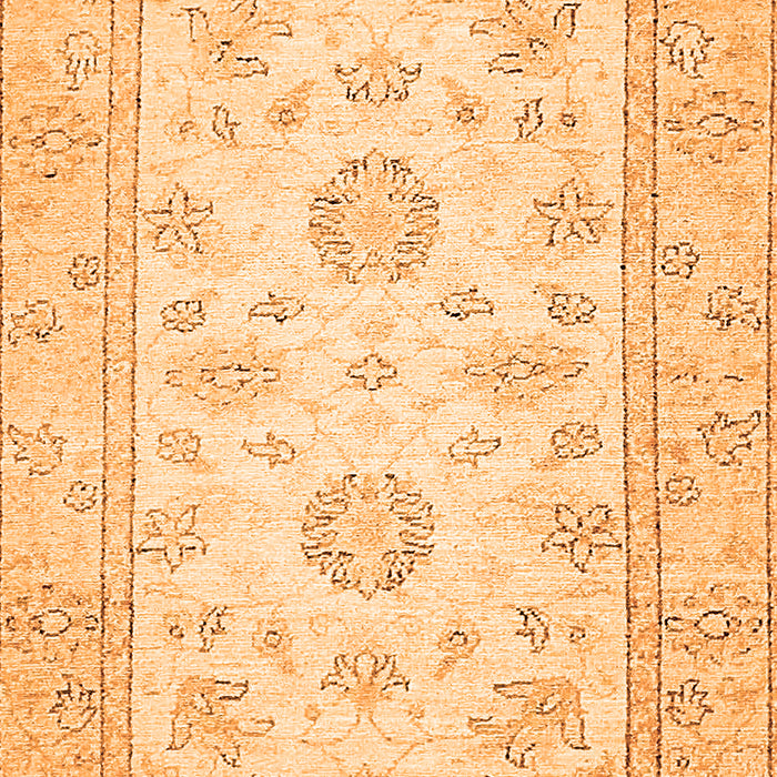 Oriental Orange Traditional Rug, abs474org