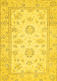 Oriental Yellow Traditional Rug, abs474yw