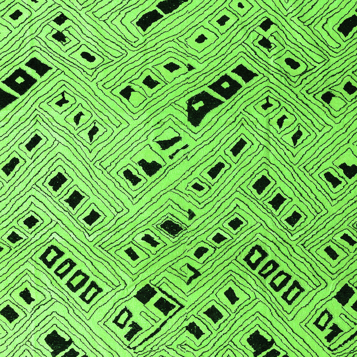 Machine Washable Solid Green Modern Area Rugs, wshabs4750grn