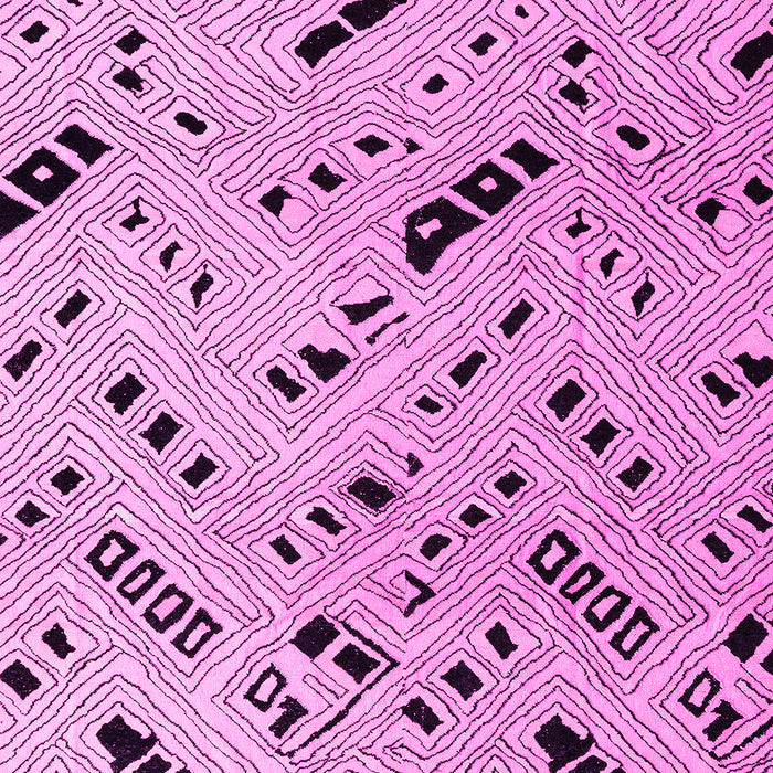 Machine Washable Solid Pink Modern Rug, wshabs4750pnk