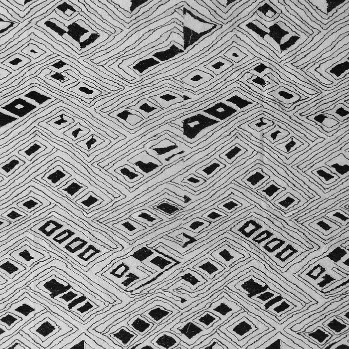 Square Machine Washable Solid Gray Modern Rug, wshabs4750gry