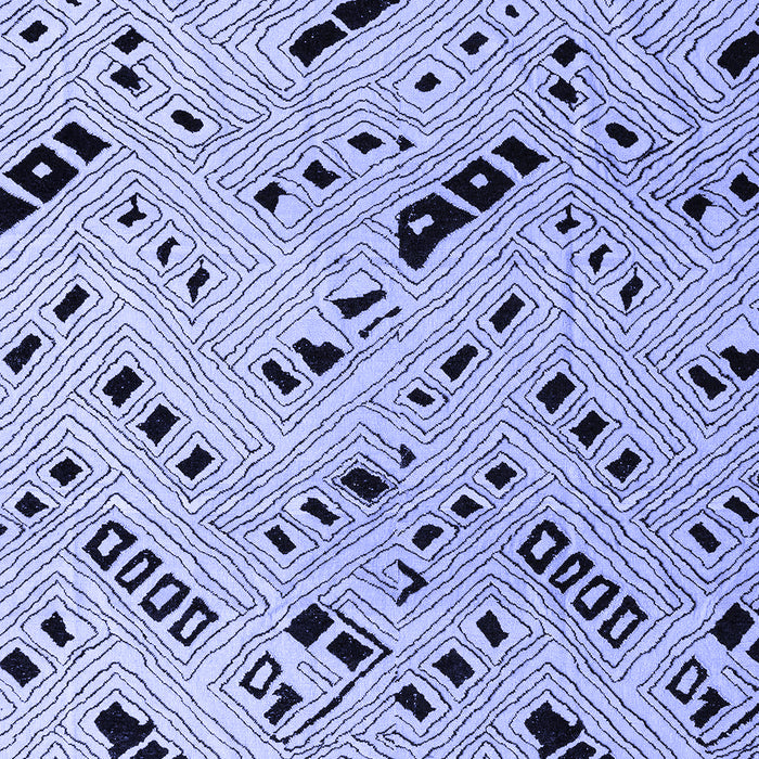 Solid Blue Modern Rug, abs4750blu