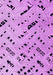 Machine Washable Solid Purple Modern Area Rugs, wshabs4750pur