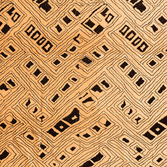 Solid Orange Modern Rug, abs4750org
