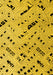 Solid Yellow Modern Rug, abs4750yw