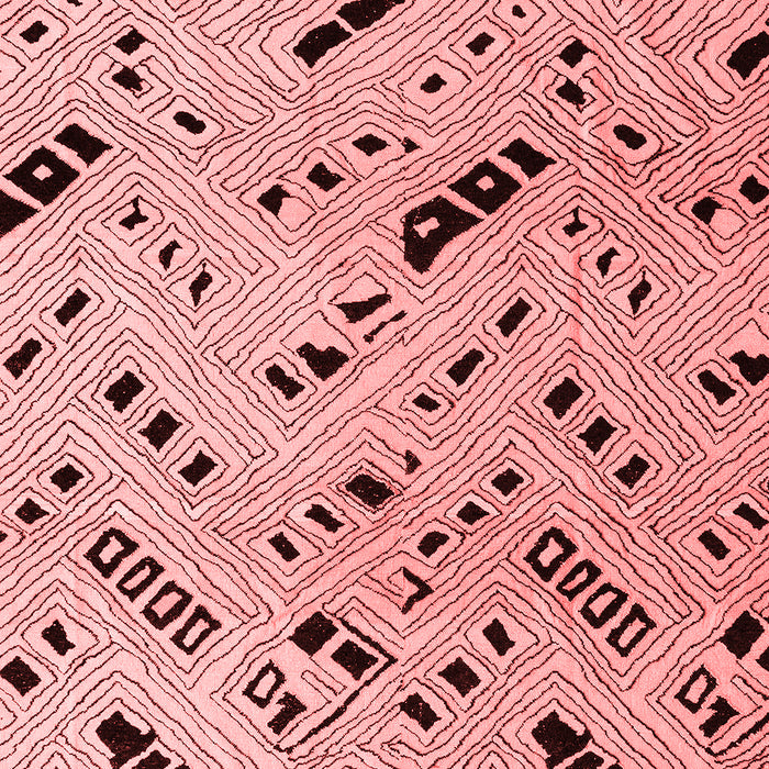 Solid Red Modern Area Rugs