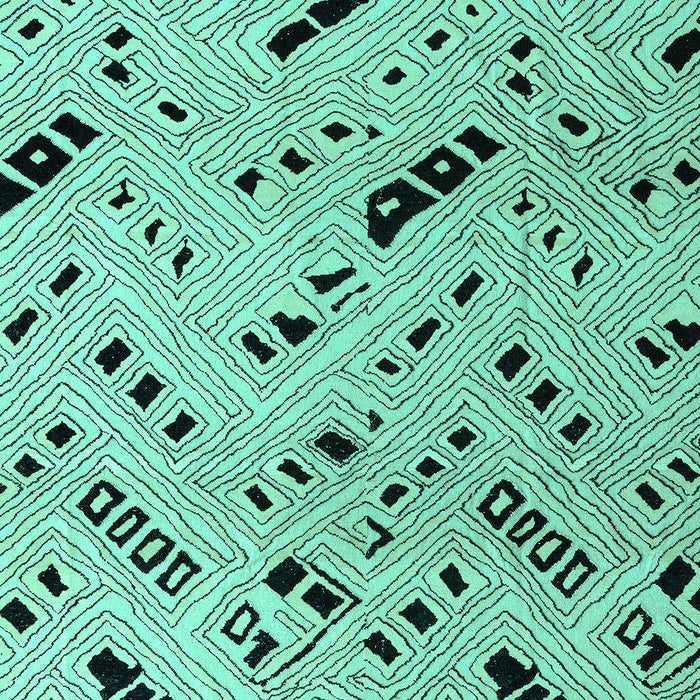 Solid Turquoise Modern Rug, abs4750turq