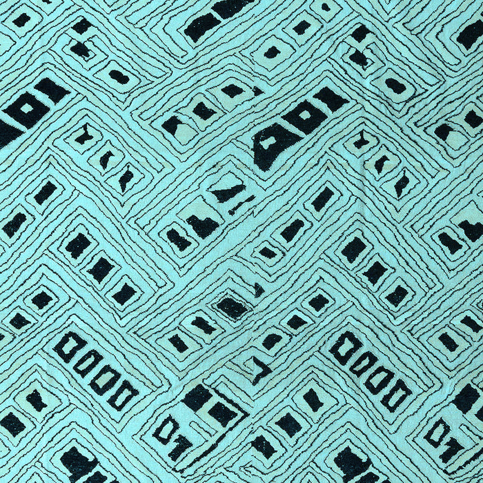 Machine Washable Solid Light Blue Modern Rug, wshabs4750lblu