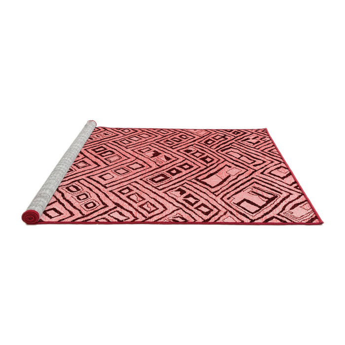 Modern Red Washable Rugs