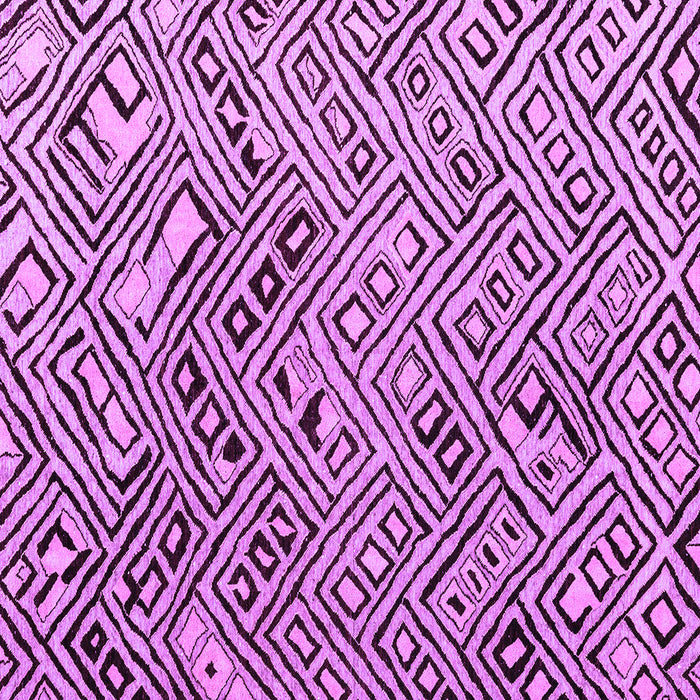 Square Solid Purple Modern Rug, abs4751pur