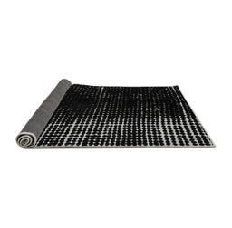 Sideview of Abstract Gray Modern Rug, abs4752gry