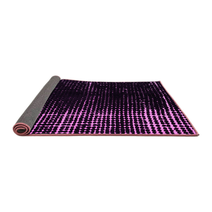 Sideview of Abstract Pink Modern Rug, abs4752pnk