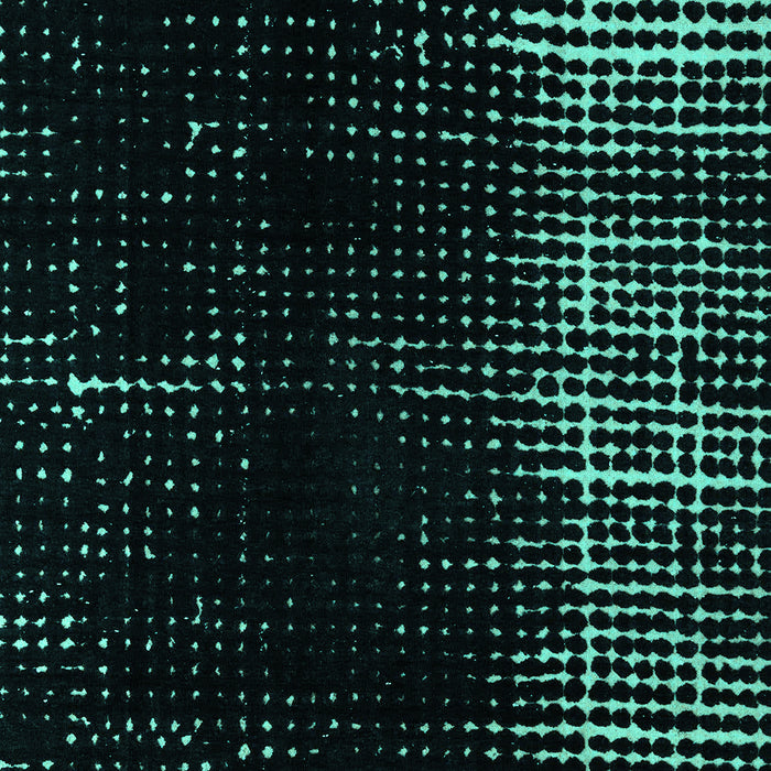 Abstract Turquoise Modern Rug, abs4752turq