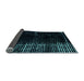 Sideview of Abstract Light Blue Modern Rug, abs4752lblu