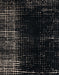 Abstract Charcoal Gray Modern Rug, abs4752