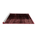 Modern Red Washable Rugs