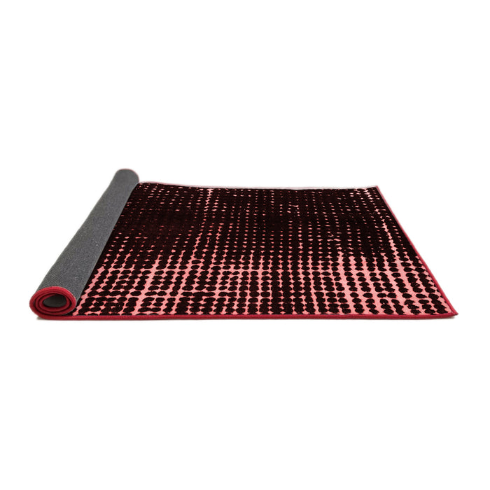 Abstract Red Modern Area Rugs