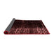 Abstract Red Modern Area Rugs