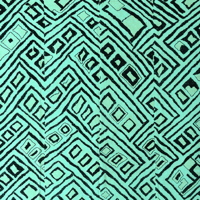 Solid Turquoise Modern Rug, abs4753turq