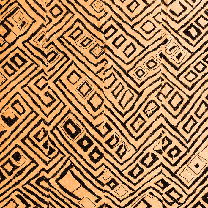 Solid Orange Modern Rug, abs4753org