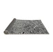 Sideview of Solid Gray Modern Rug, abs4753gry