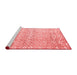 Modern Red Washable Rugs