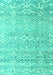 Solid Turquoise Modern Rug, abs4754turq