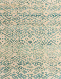 Abstract Green Solid Rug, abs4754
