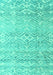 Machine Washable Solid Turquoise Modern Area Rugs, wshabs4754turq