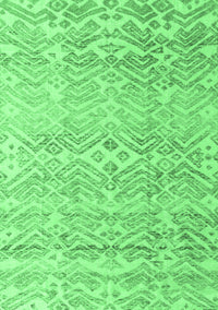 Solid Emerald Green Modern Rug, abs4754emgrn